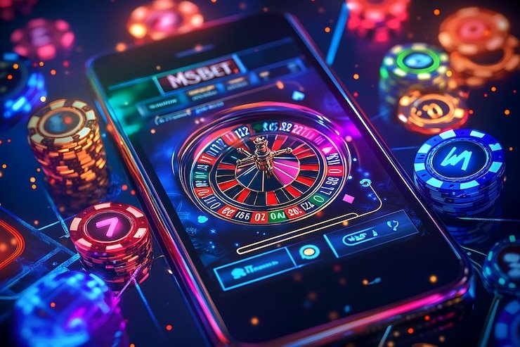 Antarmuka aplikasi mobile slot viral menampilkan permainan live dealer dan sportsbook